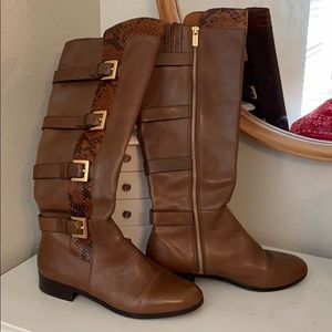Tall brown Micheal Kors boots